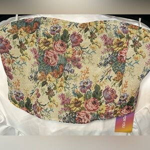 SHEIN Multicolor Floral Corset